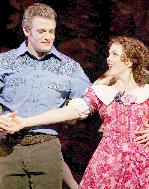 Ed Watts and Michelle Dawson in Seven Brides for Seven Brothers
