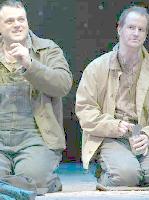 Scott Greer and Anthony Lawton in Of Mice and Men